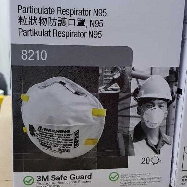 MASKER N95 8210 3M ORINAL / MASKER MEDIS 3M N95 8210 DI JAKARTA
