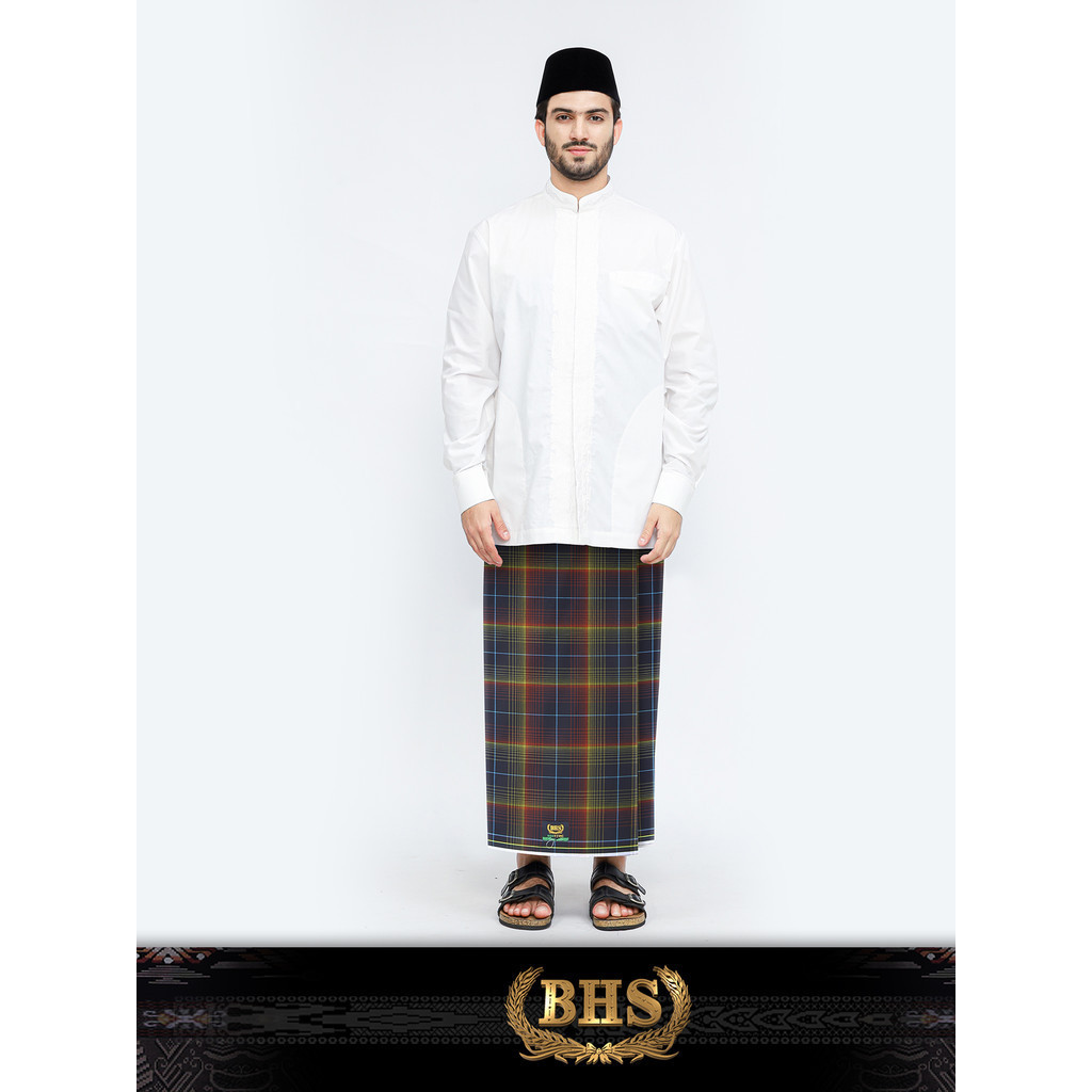 Sarung BHS Neoteric Gold Motif N26 DGH Hitam Kuning