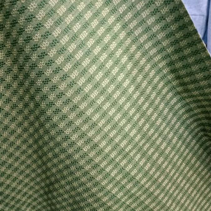 Kain Jok Mobil Tartan Fabric warna Hijau