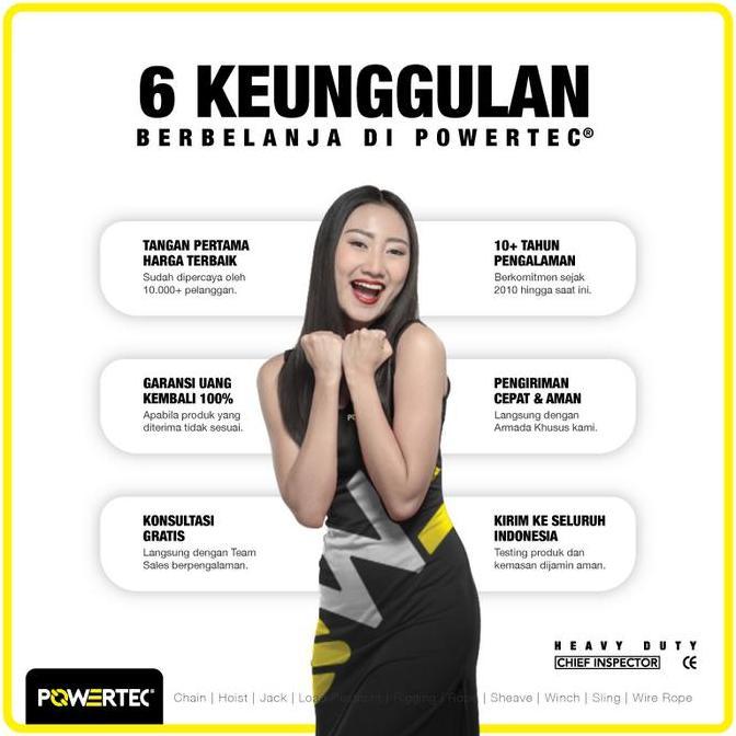 Chain Block / Takel 2 Ton x 5 Meter POWERTEC