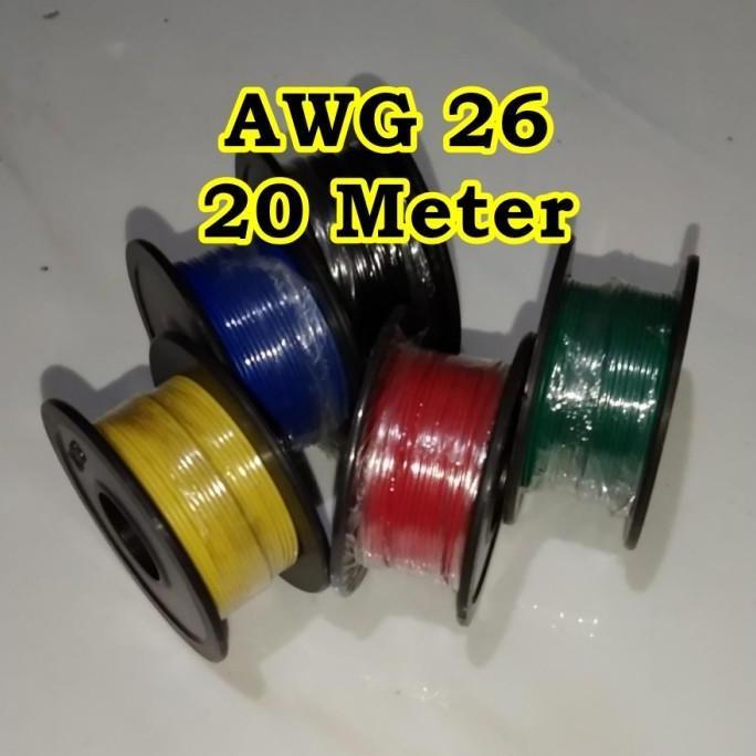 Allthebest Kabel AWG 26 Serabut Putih 1 Roll - 20 Meter