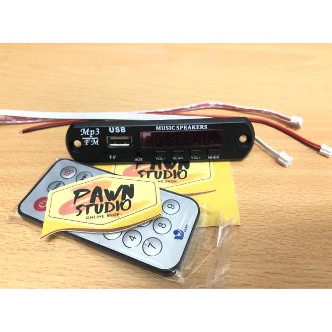 Module modul kit MP3 Player + remote 12 volt non bluetooth Merk VIRE