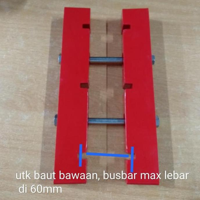 Isolator holder busbar 3p 3 phase fase 3phase seri 6D3 komplit set