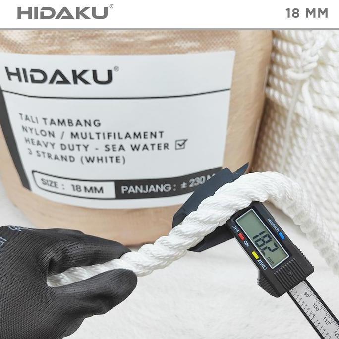 HIDAKU tali tambang nylon 18mm ROLL / tambang nilon 18mm / ROLL