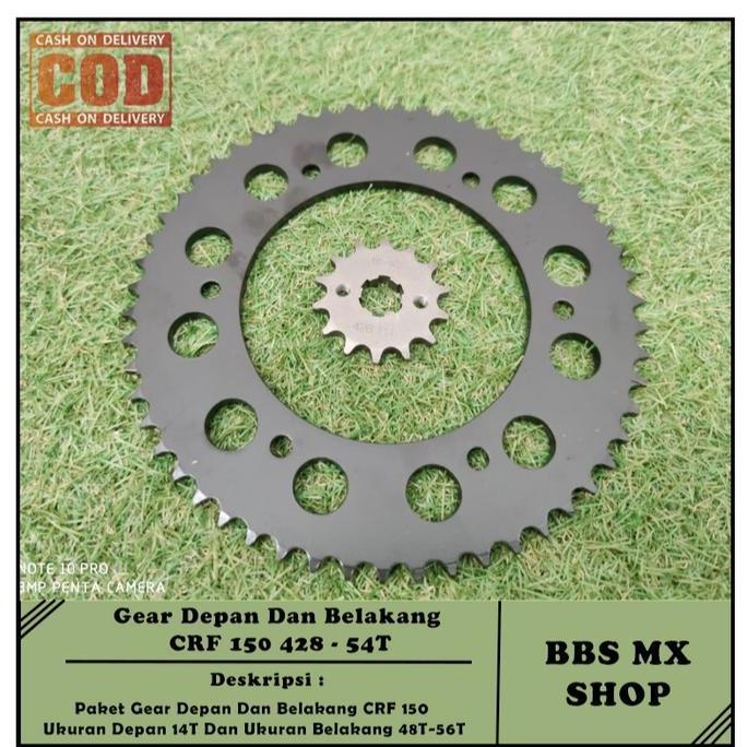 Gear Depan dan Belakang CRF 150 14T-54T