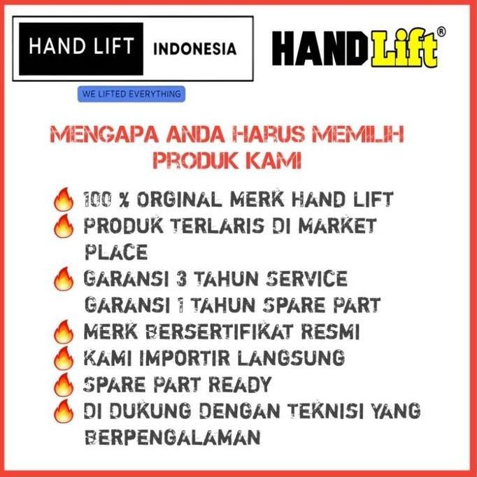 Hand Stacker Manual kg / 1 ton / 1.5 ton / 2 ton - Merk Hand lift