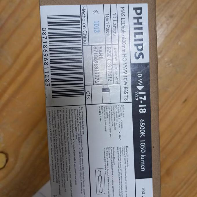 TL led T8 Master 10w 865 600mm philips