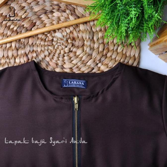 Labasa Gamis Syari Polos Toyobo Aneka Warna Gelap | Gamis Only