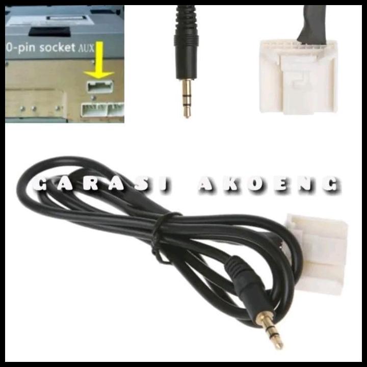 HOT DEAL KABEL AUX HEAD UNIT TOYOTA AVANZA CAMRY RUSH VOIS FORTUNER HILUX COROLLA INNOVA RUSH YARIS 
