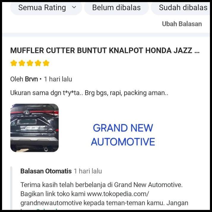 HOT DEAL BUNTUT KNALPOT AVANZA XENIA 2021-2024 ORIGINAL HONDA JAPAN 