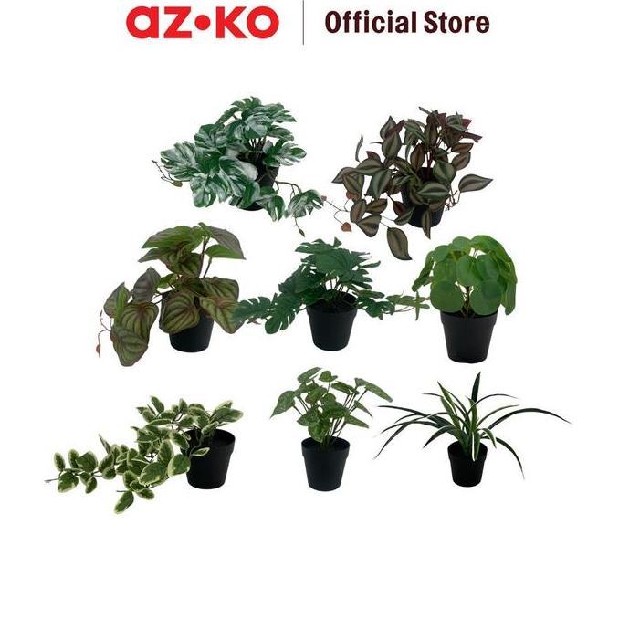ARTHOME 20 CM TANAMAN ARTIFISIAL GREENARY DENGAN POT - HIJAU