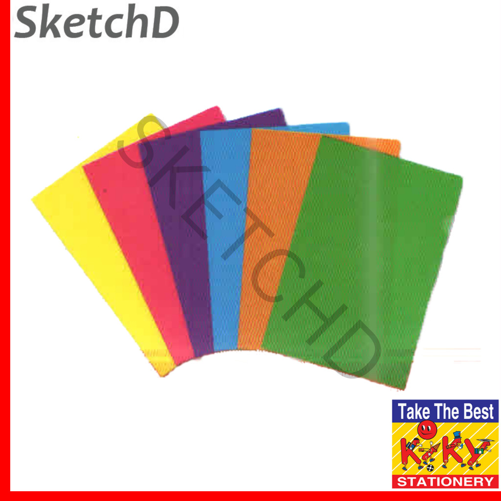 Map Plastik L Kiky Akashiro 12 pcs Map kuping bening dan warna