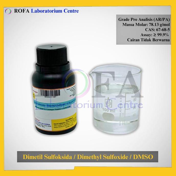 Medclean- Dmso / Dimetil Sulfoksida / Dimethyl Sulfoxide / (Ch3)3So 99.9% Pro Analisis Eceran 10 - 1