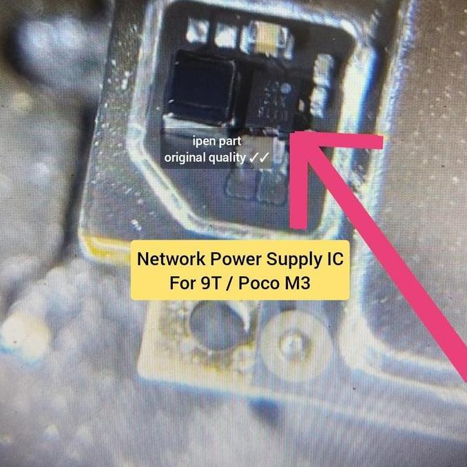 Nickboy- Ic Power Supply Network Poco M3 Qet4101 Original New Tested 4101 Qet