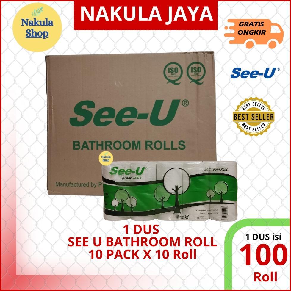 [RDY] Grosir 1 Dus See U Bathroom Roll Isi 10 Pack (100 Roll)