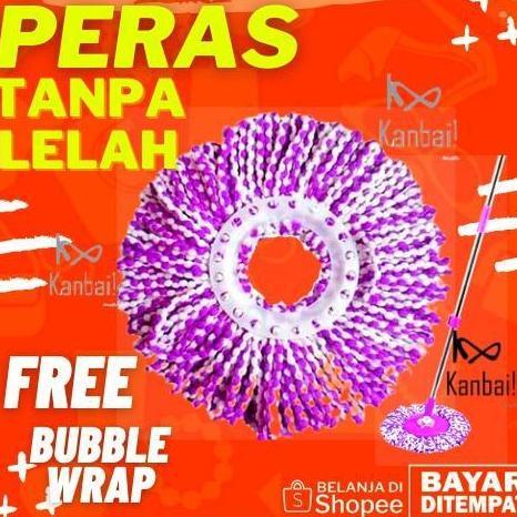 BAGUS Bolde Kain Pel Refill Isi Ulang Alat Pel Lantai Bolde Super Mop Putar