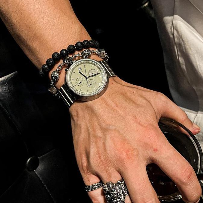 CILOA Jam Tangan Pria Must-Have Model Quartz Tahan Air dengan Stopwatch Jarum Tampilan Elegan & Krea