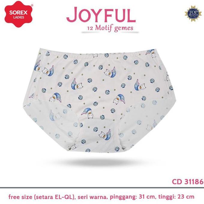 Nixwhat- Sorex Cd Seamless Motif Joyful Celana Dalam Anti Nyeplak L-Xl 31081