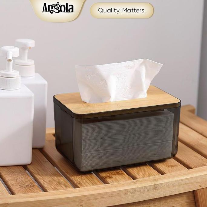 Saveyou- Angola Tempat Tisu D58 Kotak Tissue Kayu / Tissue Box