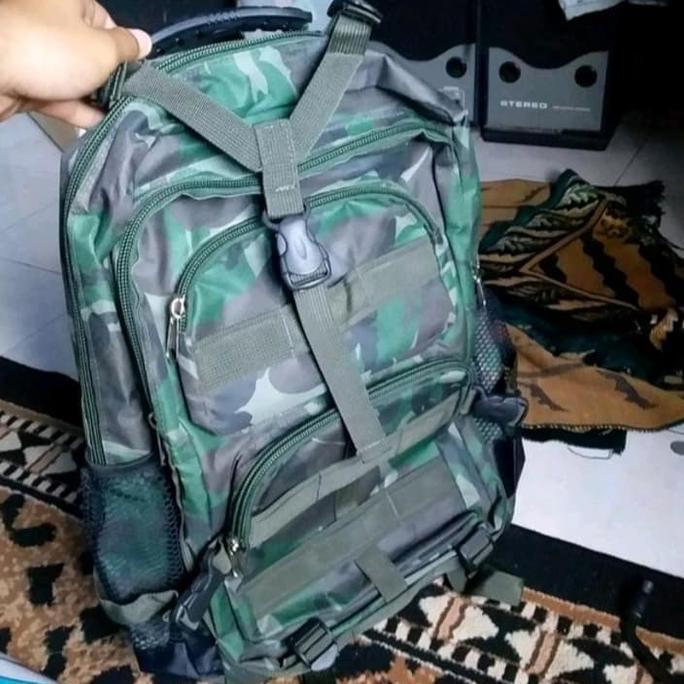 DB13 >> Tas gendong sedang army /Ransel sekolah / tas ransel sedang