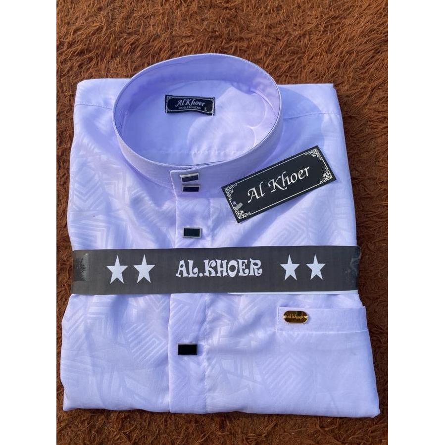 kemeja sultan kemko pria dewasa kemko kurta sultan embos lengan panjang Hijau Hitam Koko Abu Biru Ka