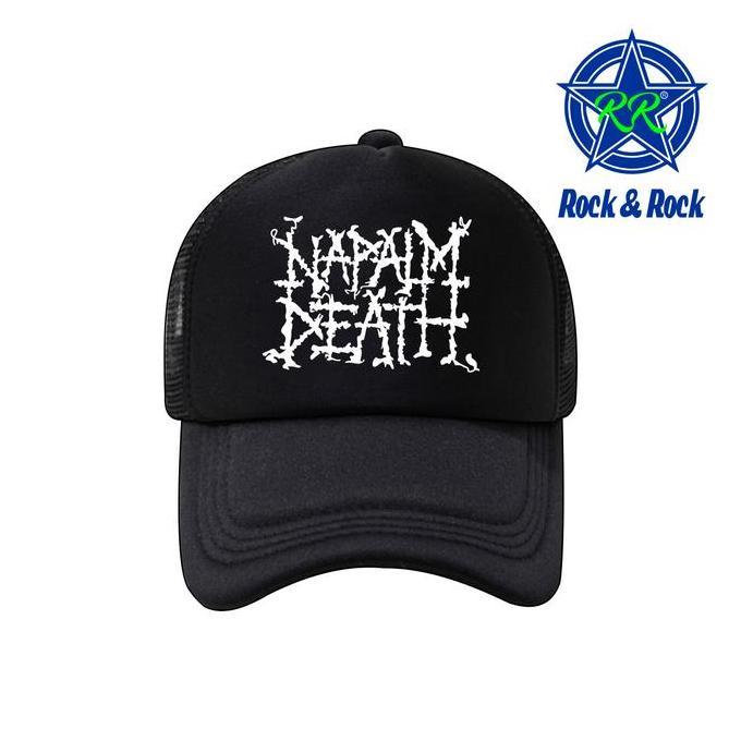 DI72 - Topi trucker Band Metal NAPALMDEATH pria wanita topi casual