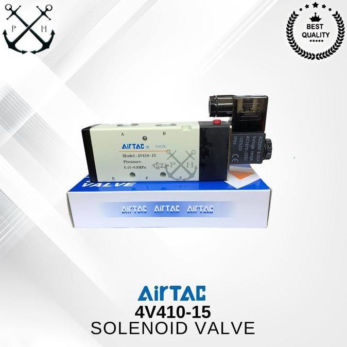selenoid valve 5/2way single Airtac 4V410-15 / 4V410 15