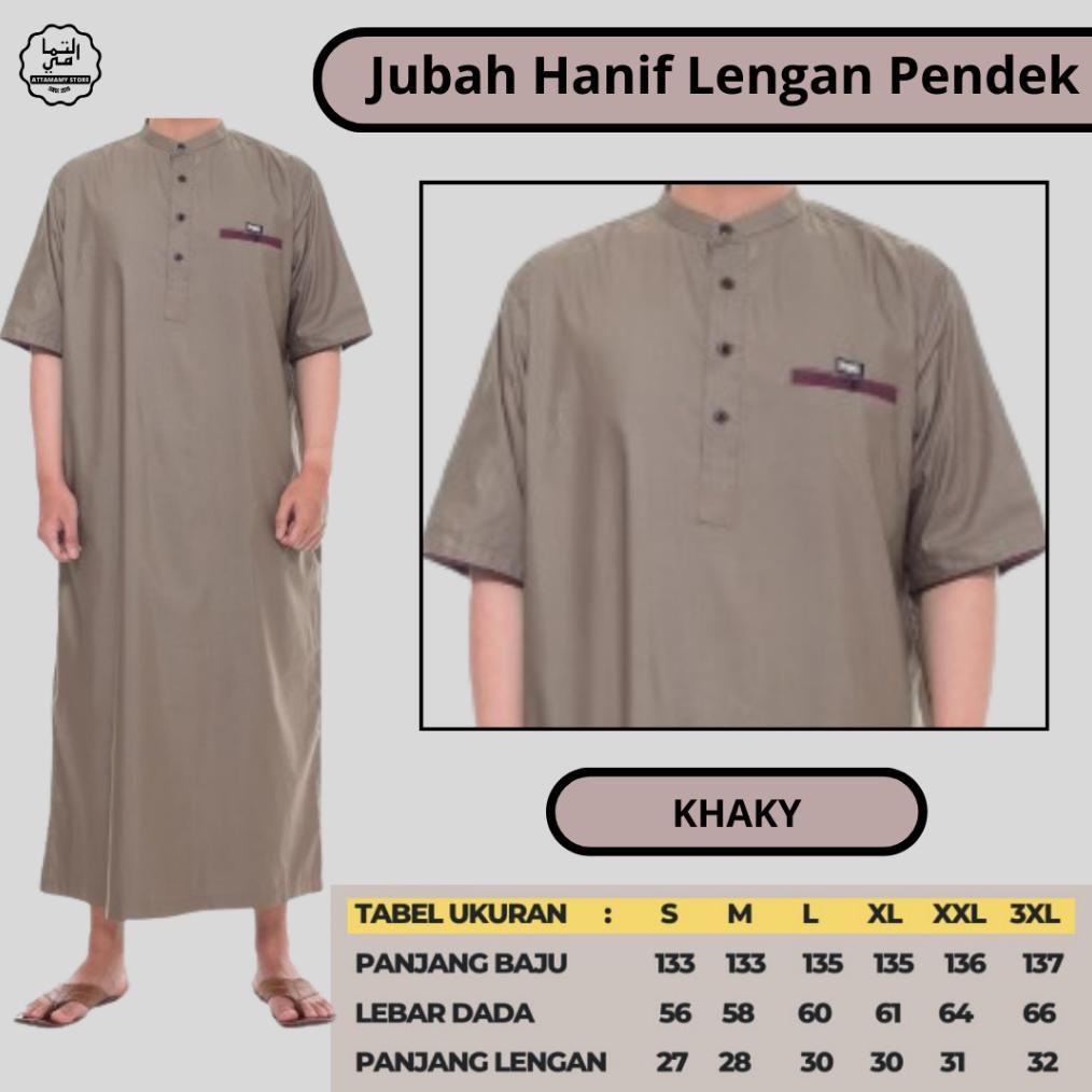 DISKON JUBAH MAROKO LENGAN PENDEK PRIA MUSLIM KERAH SHANGHAI KEKINIAN MOTIF KOMBINASI POLOS COWOK LA