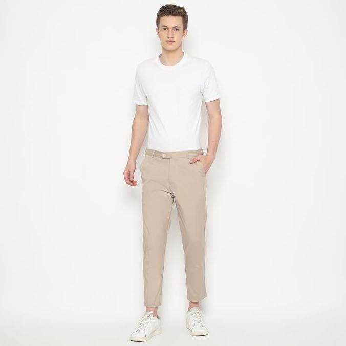 MEVANO ANKLE CHINOS PANTS KHAKI/ANKLE PANTS CHINOS/ANKLE PANTS PRIA