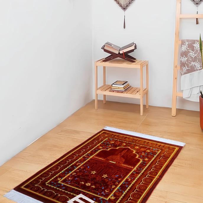 Grade Ori Sajadah Turki Bulu Tebal / Sajadah Turki Bulu Lembut / Sajadah Dewasa Ukuran Besar