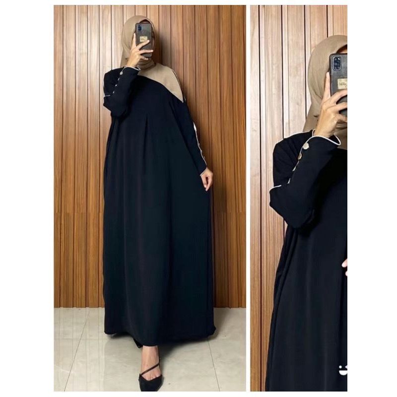 Baju Abaya Habibah Dress Gamis Wanita