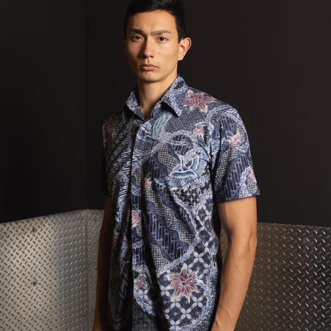 Kemeja Batik Lengan Pendek - Magani Nosweat - Amethyst Serenity