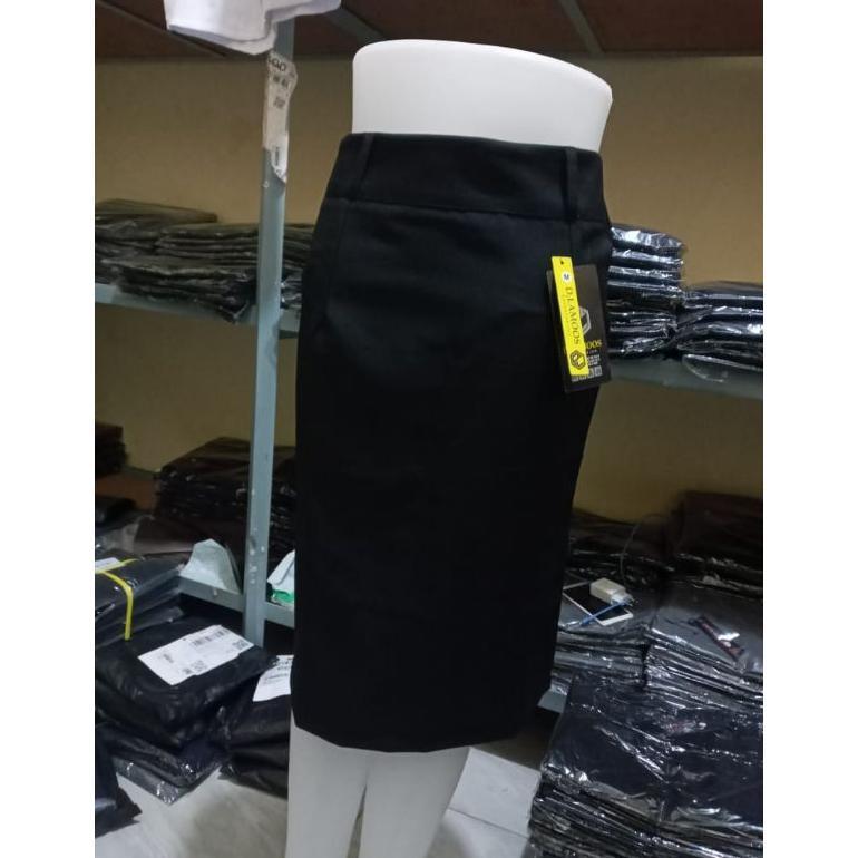 rok span pendek  formal 3/4 rok wanita span belah belakang