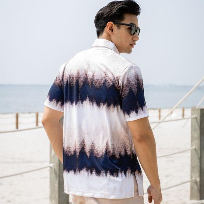 Kemeja Batik Lengan Pendek - Magani Nosweat - Horizon Rising