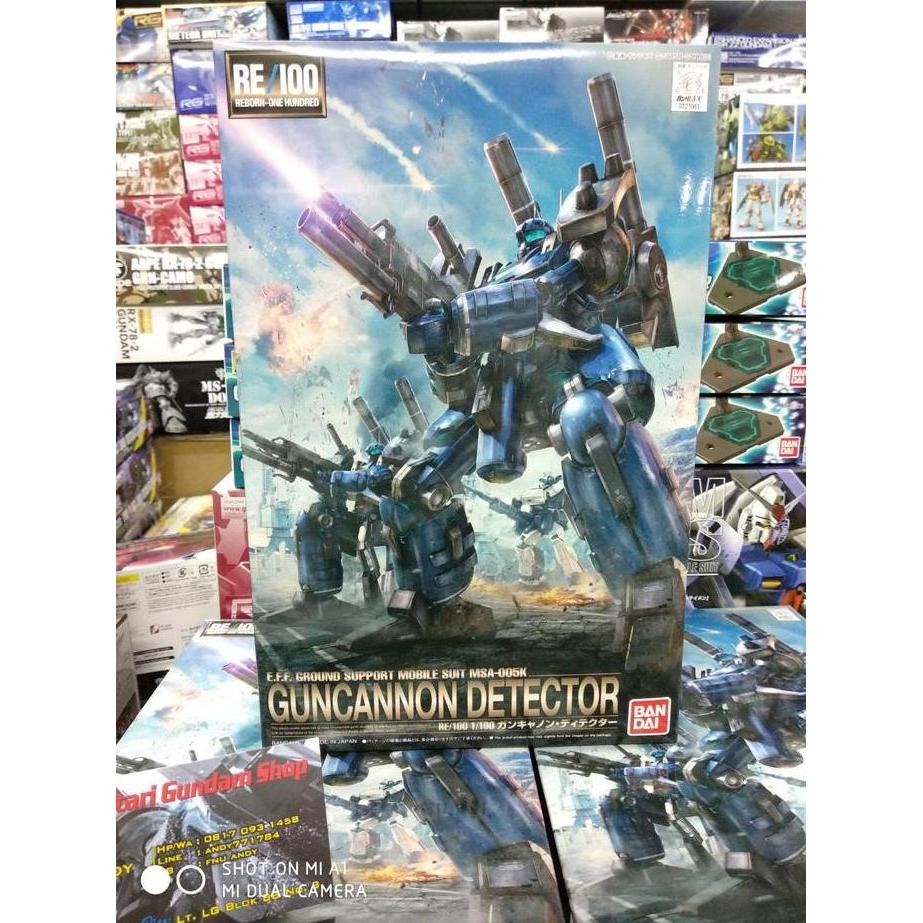 BEBAS ONGKIR - RE Guncannon Detector / 1/100 Guncannon Detector