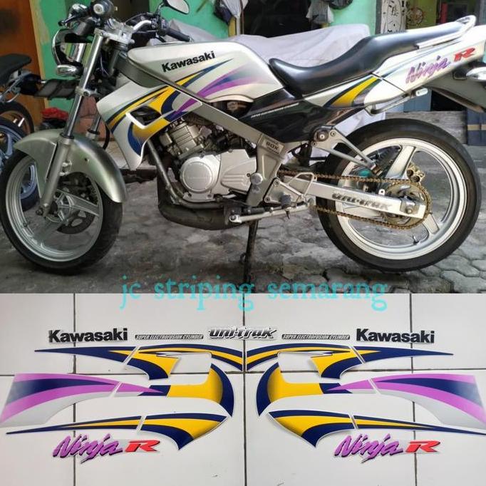 striping ninja r kis 2003 silver