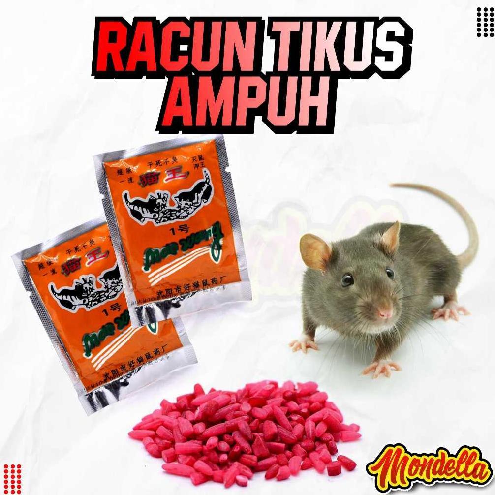 Racun Tikus Beras Maowang Orange Merah Mao Wang Hologram Original 100% Ampuh MONDELLA