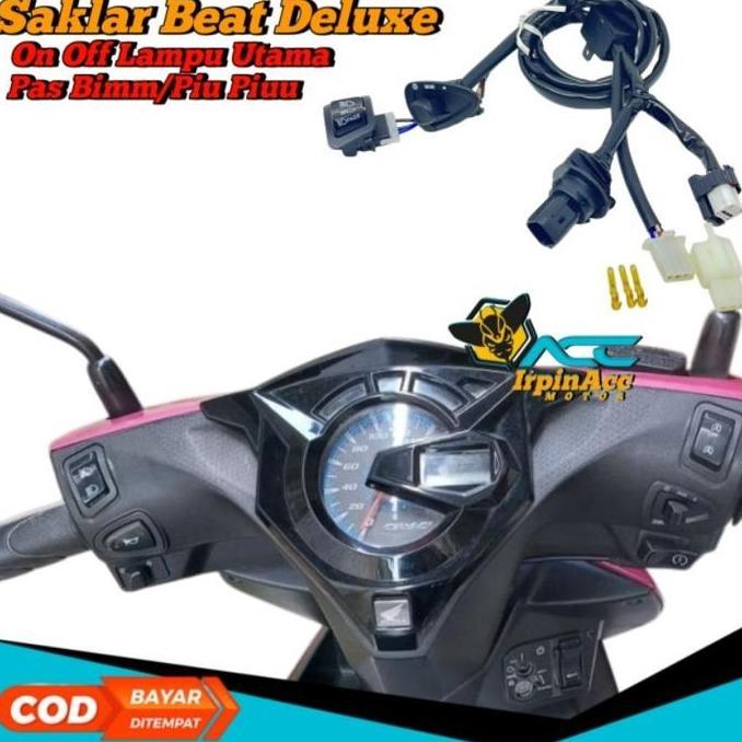 Saklar on off Beat Led Beat Deluxe Beat Street Saklar 3 titik PNP Beat Led Beat Deluxe Beat Street N