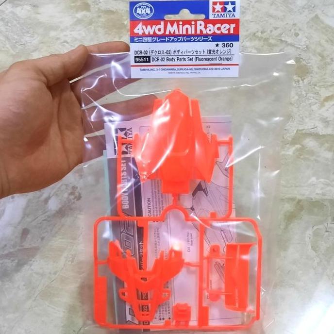 Tamiya 95511 DCR 02 Body Parts Set Fluorescent Orange0