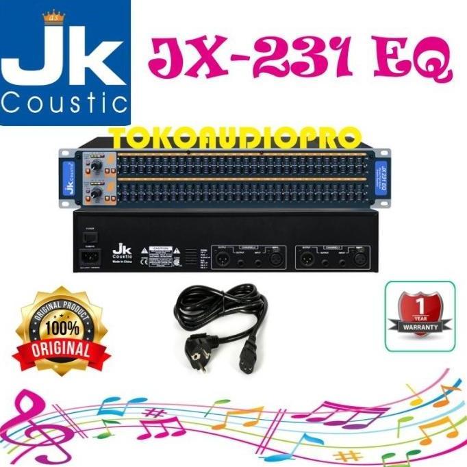 Jk Coustic Jx231Eq Dual 31 Band Equalizer Jk Coustic Jx-231 Eq Harga Khusus