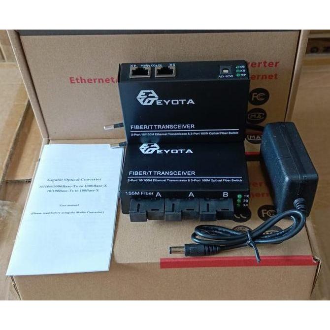Media Converter FO Eyota Fiber Optik Fiber Transceiver