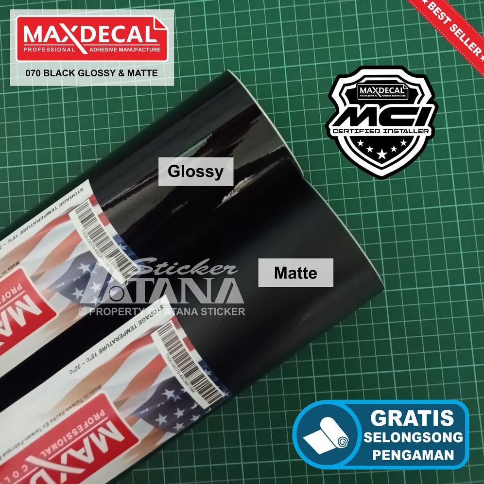 READY STOCK Skotlet Hitam Doff Glossy Maxdecal Scotlet Black Dop Gloss Stiker Matte Metalik Kilap St