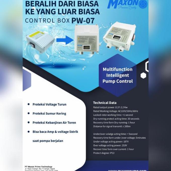 Control box pompa satelit 1 MAXON WLC PW 07