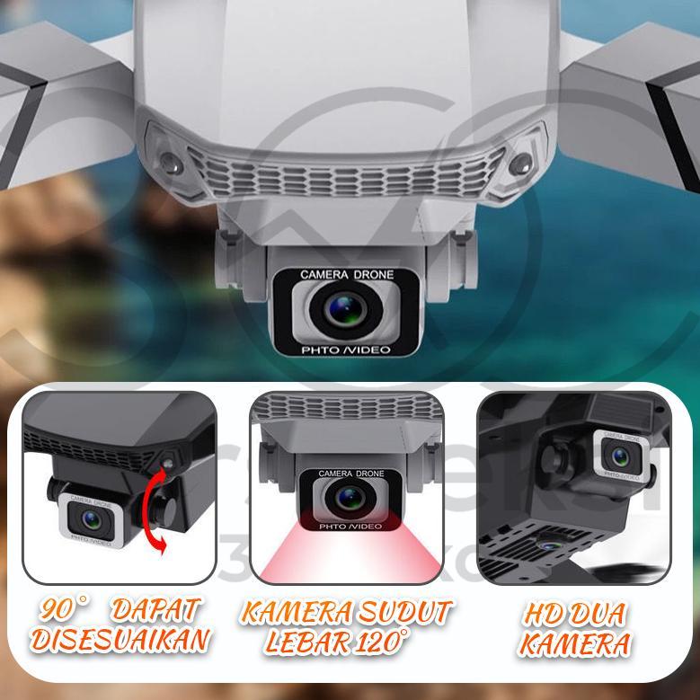 E88 Pro Drone/E99 Pro Drone Anti Tabrak Drone Mini Dengan Kamera Hd Drone Smart Drone E88 Pro 4K/E99