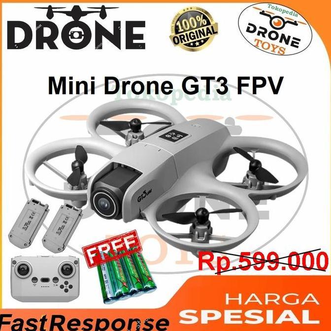 Telesayang - Drone Toys Mini GT3 FPV / D15 Camera Optical Flow - Drone Aerial 360 Flip Drone FPV