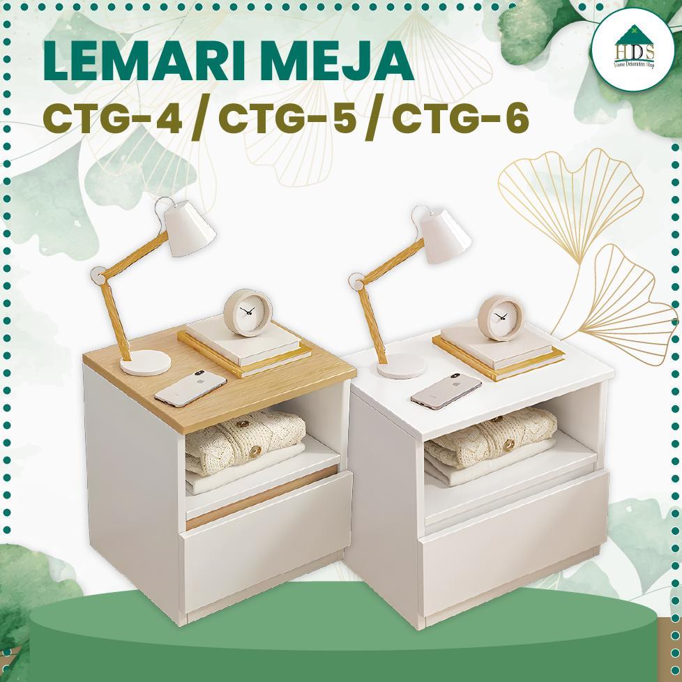 [BEST BUY] Meja Nakas Kayu Minimalis Meja Laci Kecil Laci Mini Rak Sisi Ranjang