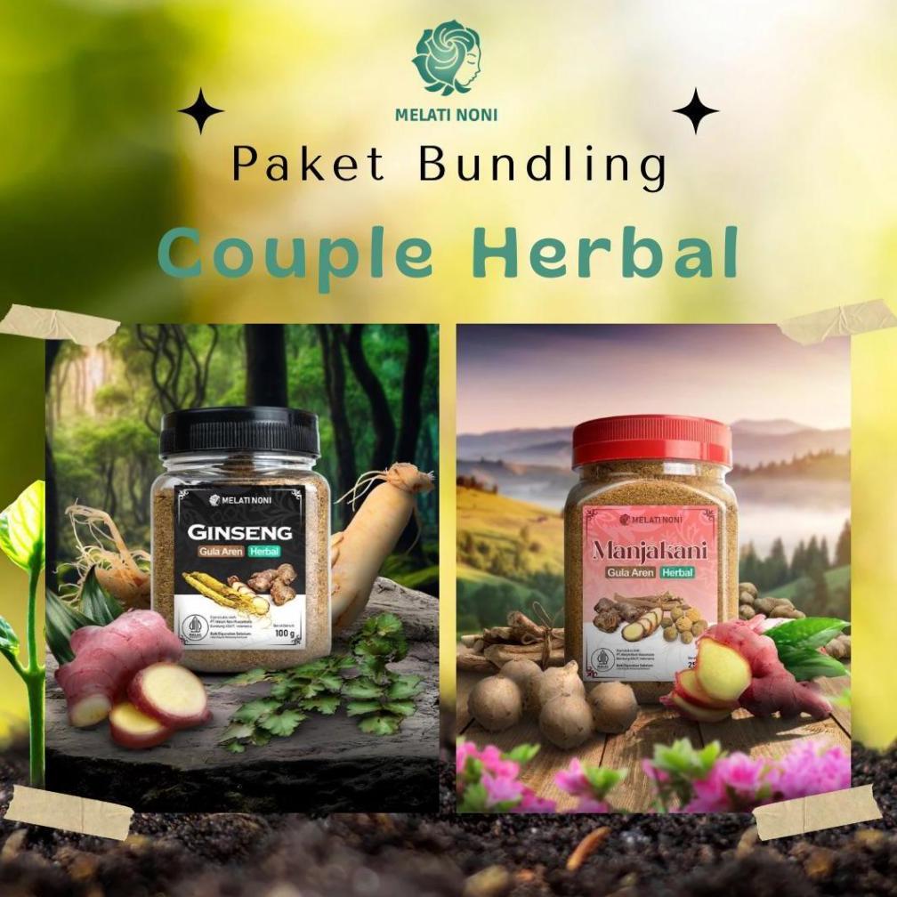 Bundling Manjakani Ginseng Jahe Merah Purwaceng Gula Aren Wedang Bubuk