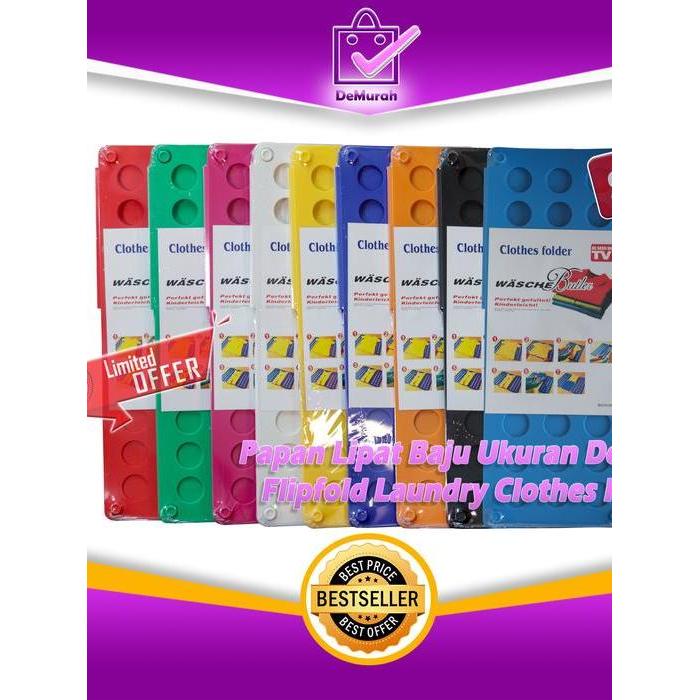 dijual_Papan Lipat Baju Ukuran Dewasa / Flipfold Laundry Clothes Folder - Putih
