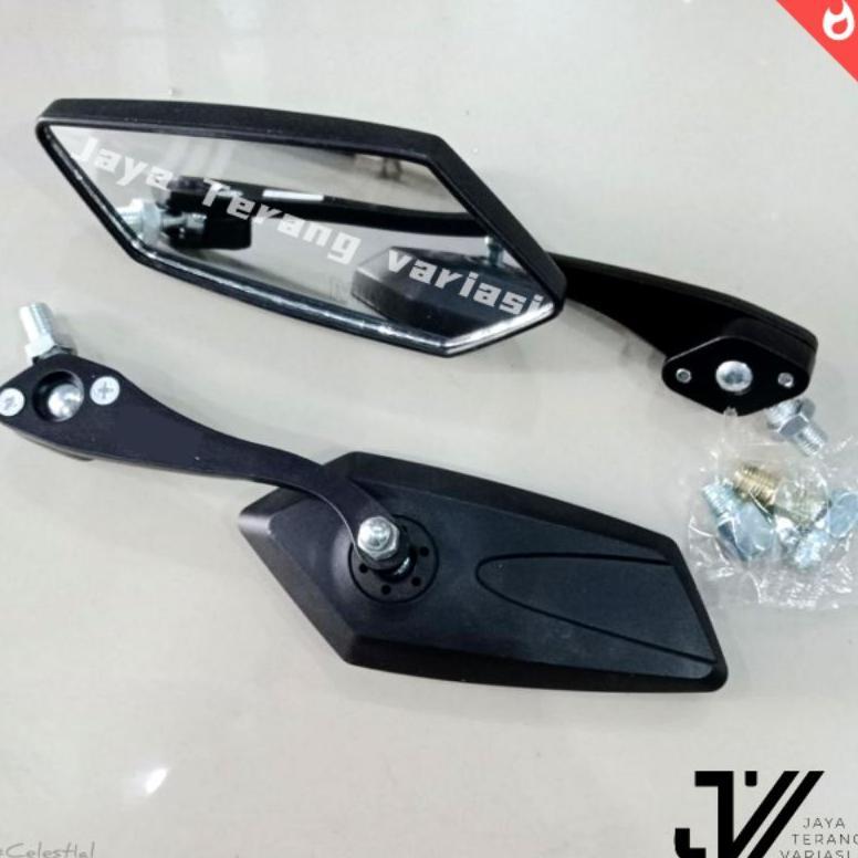 original spion kozo / spion koso spion variasi universal semua motor spion lipat koso besi universal