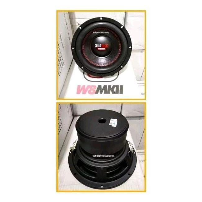 Promo subwoofer Cello 8 inch w8 MKII Subwoofer 8 inch cello W8MKII Car Diskon